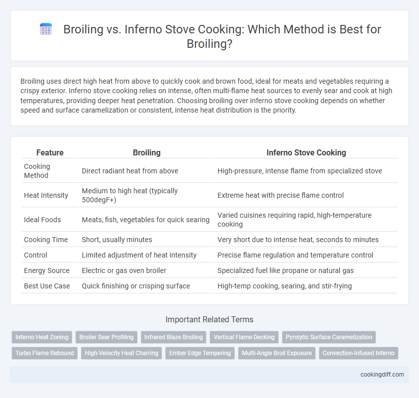 Broiling vs. Inferno Stove Cooking: Which Method is Best for Broiling?