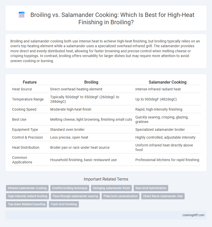 Broiling vs. Salamander Cooking: Which Is Best for High-Heat Finishing in Broiling?