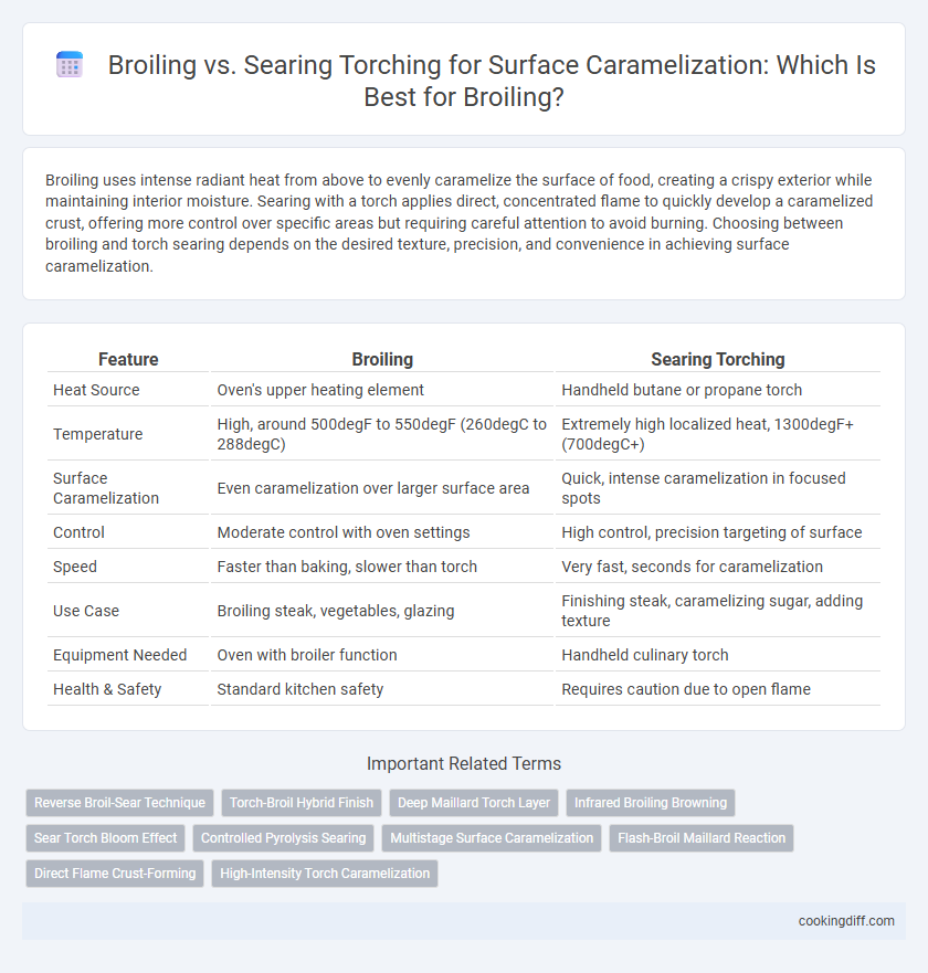 Broiling vs. Searing Torching for Surface Caramelization: Which Is Best for Broiling?