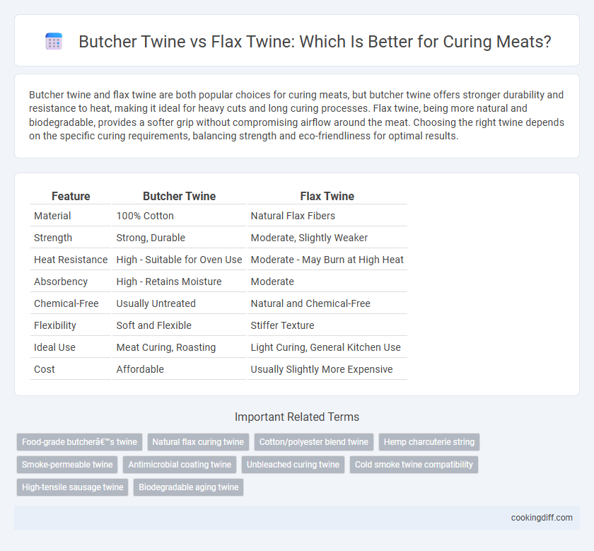 Butcher Twine vs Flax Twine: Which Is Better for Curing Meats?