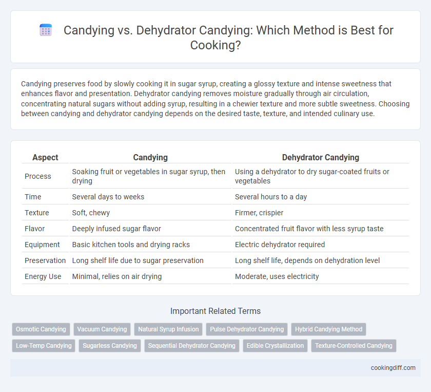 Candying vs. Dehydrator Candying: Which Method is Best for Cooking?