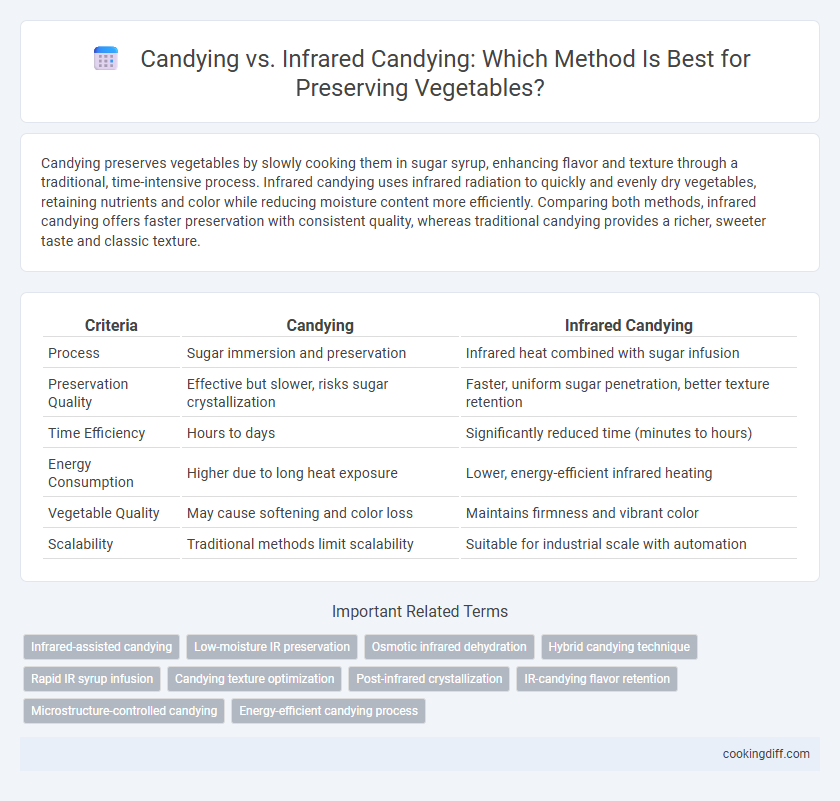 Candying vs. Infrared Candying: Which Method Is Best for Preserving Vegetables?
