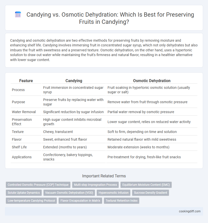 Candying vs. Osmotic Dehydration: Which Is Best for Preserving Fruits in Candying?