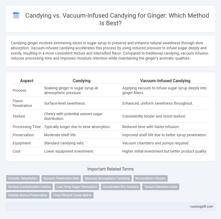 Candying vs. Vacuum-Infused Candying for Ginger: Which Method Is Best?