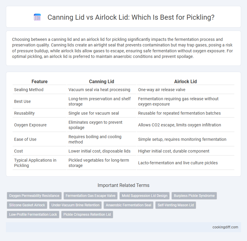 Canning Lid vs Airlock Lid: Which Is Best for Pickling?