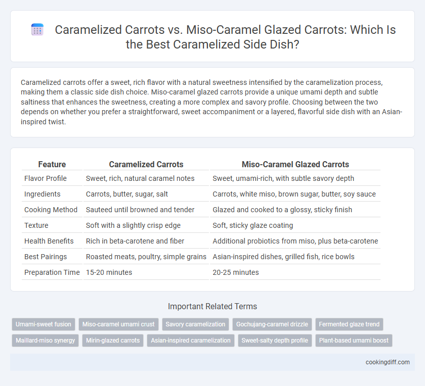 Caramelized Carrots vs. Miso-Caramel Glazed Carrots: Which Is the Best Caramelized Side Dish?