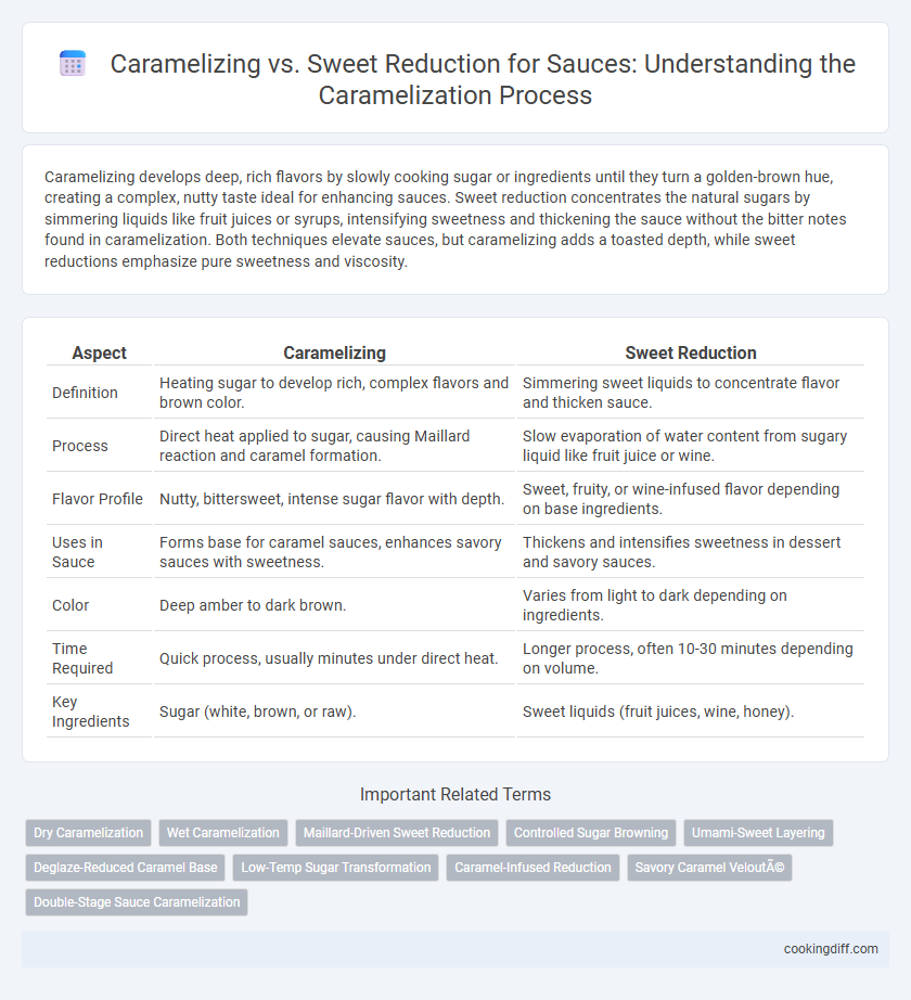 Caramelizing vs. Sweet Reduction for Sauces: Understanding the Caramelization Process
