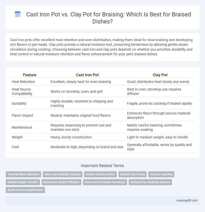 Cast Iron Pot vs. Clay Pot for Braising: Which Is Best for Braised Dishes?