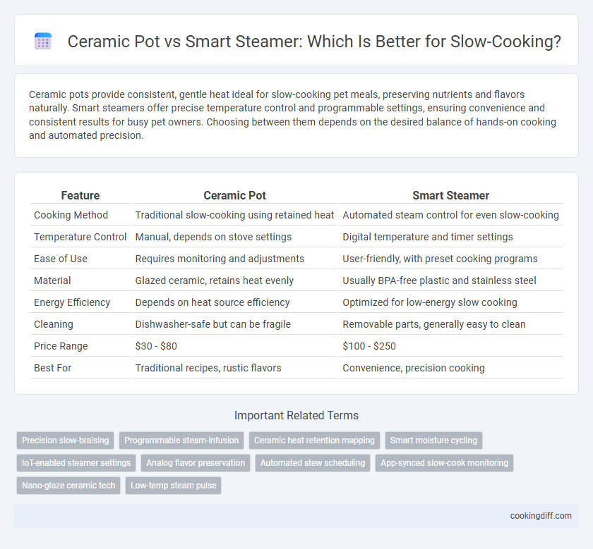 Ceramic Pot vs Smart Steamer: Which Is Better for Slow-Cooking?