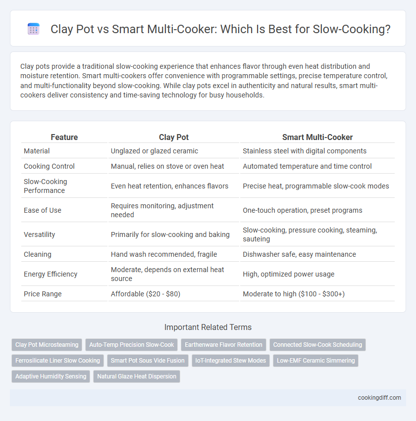 Clay Pot vs Smart Multi-Cooker: Which Is Best for Slow-Cooking?