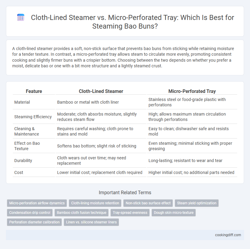 Cloth-Lined Steamer vs. Micro-Perforated Tray: Which Is Best for Steaming Bao Buns?