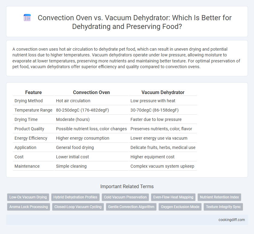 Convection Oven vs. Vacuum Dehydrator: Which Is Better for Dehydrating and Preserving Food?