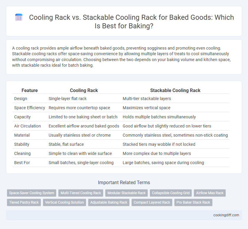 Cooling Rack vs. Stackable Cooling Rack for Baked Goods: Which Is Best for Baking?