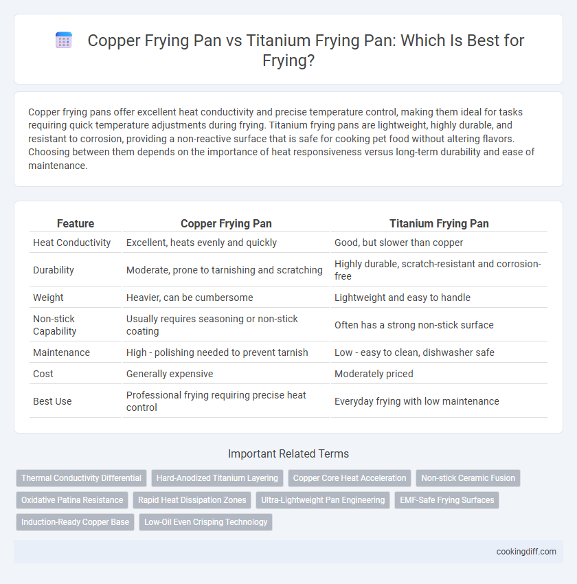 Copper Frying Pan vs Titanium Frying Pan: Which Is Best for Frying?