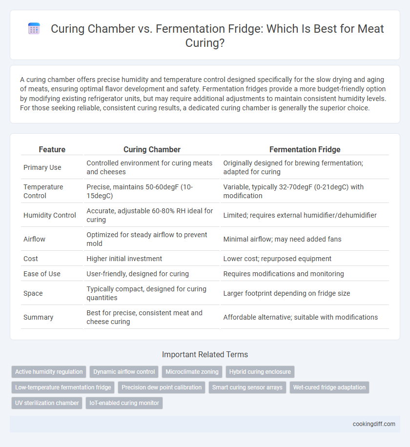 Curing Chamber vs. Fermentation Fridge: Which Is Best for Meat Curing?