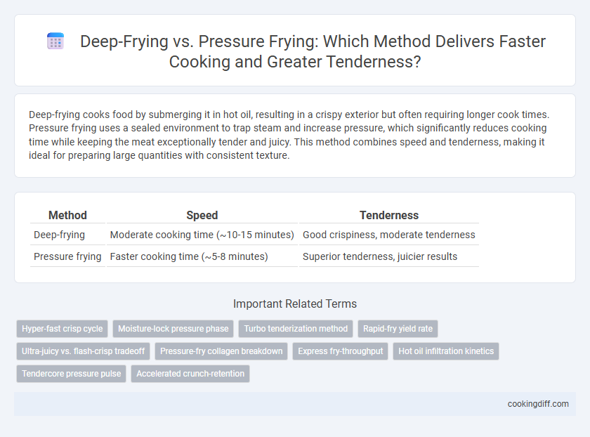 Deep-Frying vs. Pressure Frying: Which Method Delivers Faster Cooking and Greater Tenderness?
