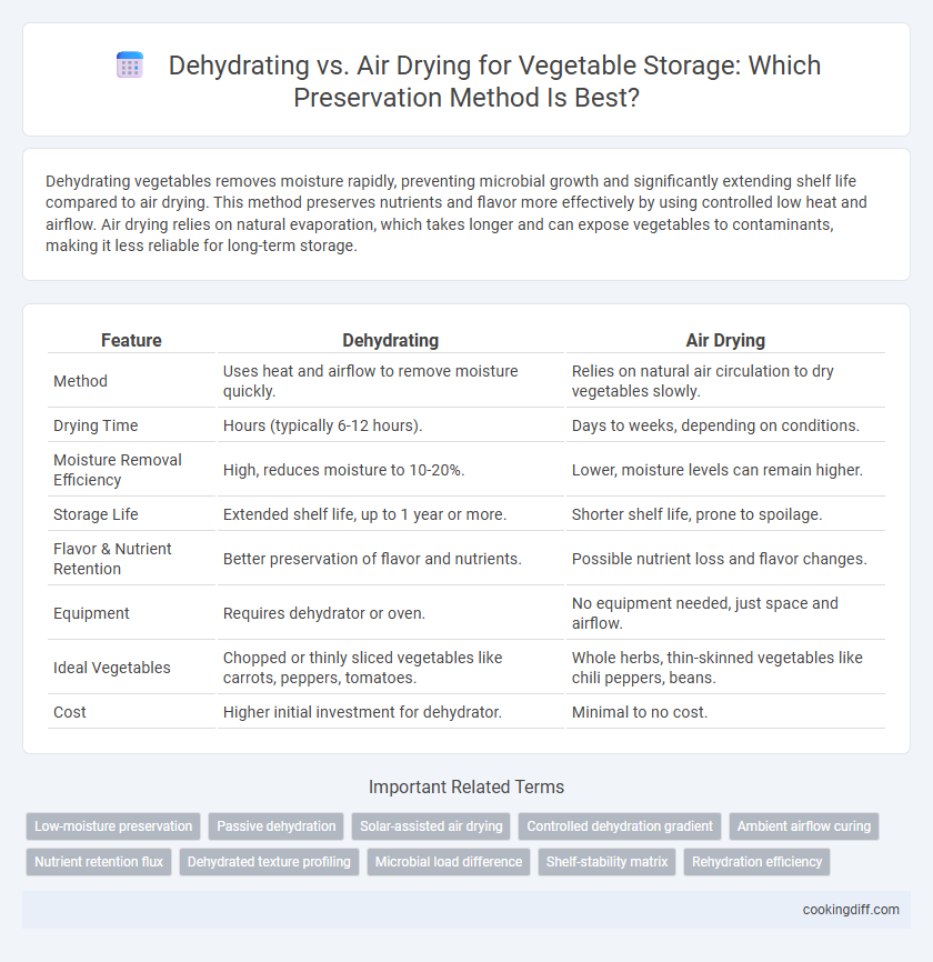 Dehydrating vs. Air Drying for Vegetable Storage: Which Preservation Method Is Best?
