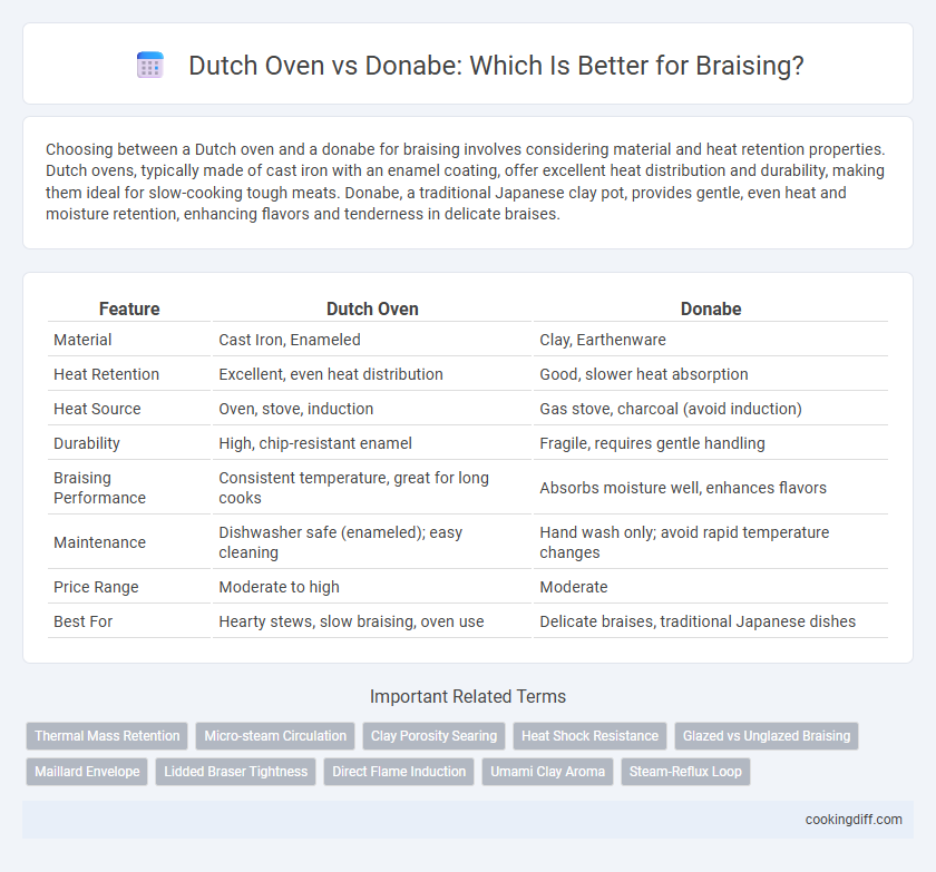 Dutch Oven vs Donabe: Which Is Better for Braising?