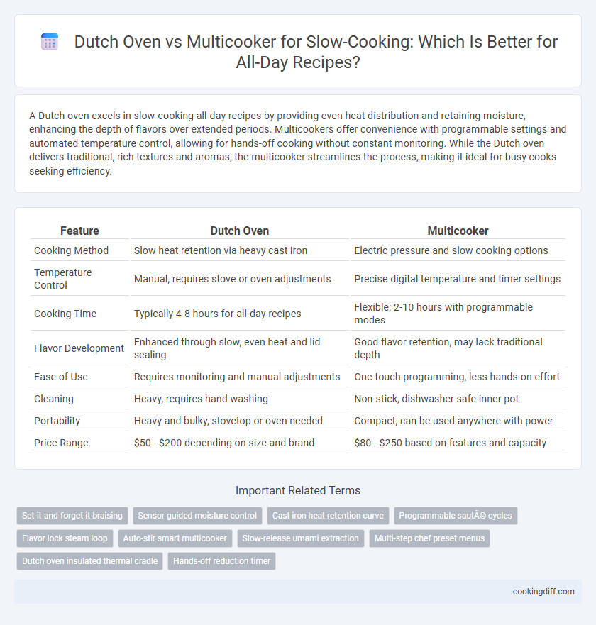 Dutch Oven vs Multicooker for Slow-Cooking: Which Is Better for All-Day Recipes?