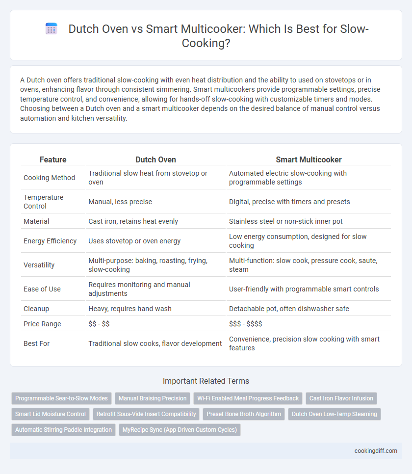 Dutch Oven vs Smart Multicooker: Which Is Best for Slow-Cooking?
