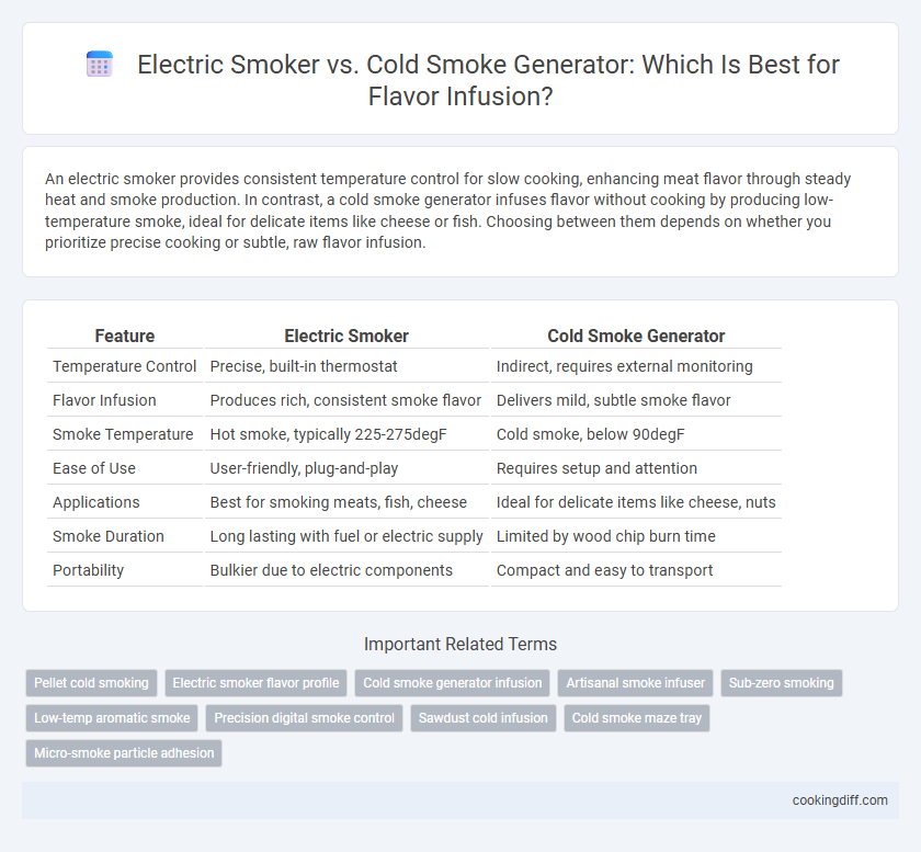 Electric Smoker vs. Cold Smoke Generator: Which Is Best for Flavor Infusion?