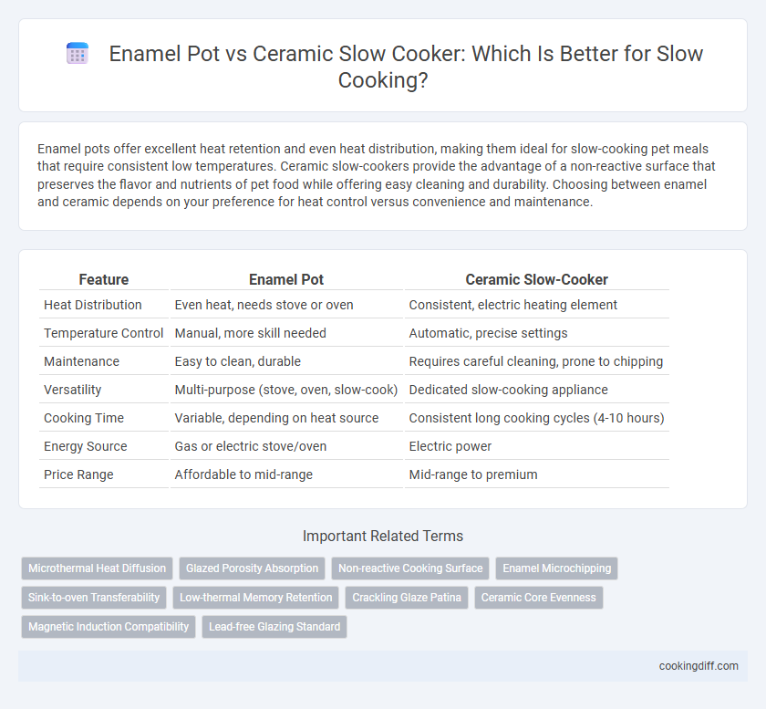 Enamel Pot vs Ceramic Slow Cooker: Which Is Better for Slow Cooking?