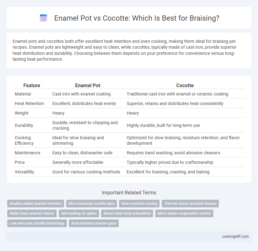 Enamel Pot vs Cocotte: Which Is Best for Braising?