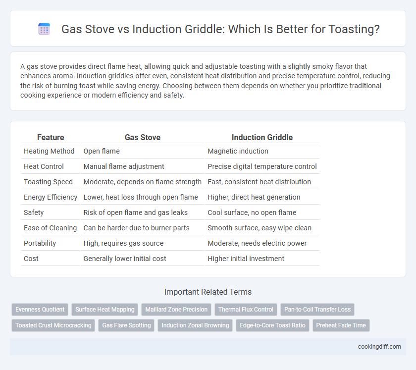 Gas Stove vs Induction Griddle: Which Is Better for Toasting?
