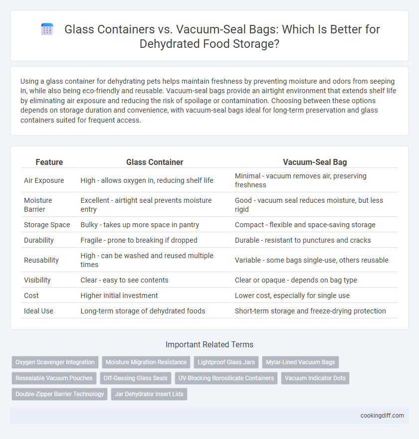Glass Containers vs. Vacuum-Seal Bags: Which Is Better for Dehydrated Food Storage?