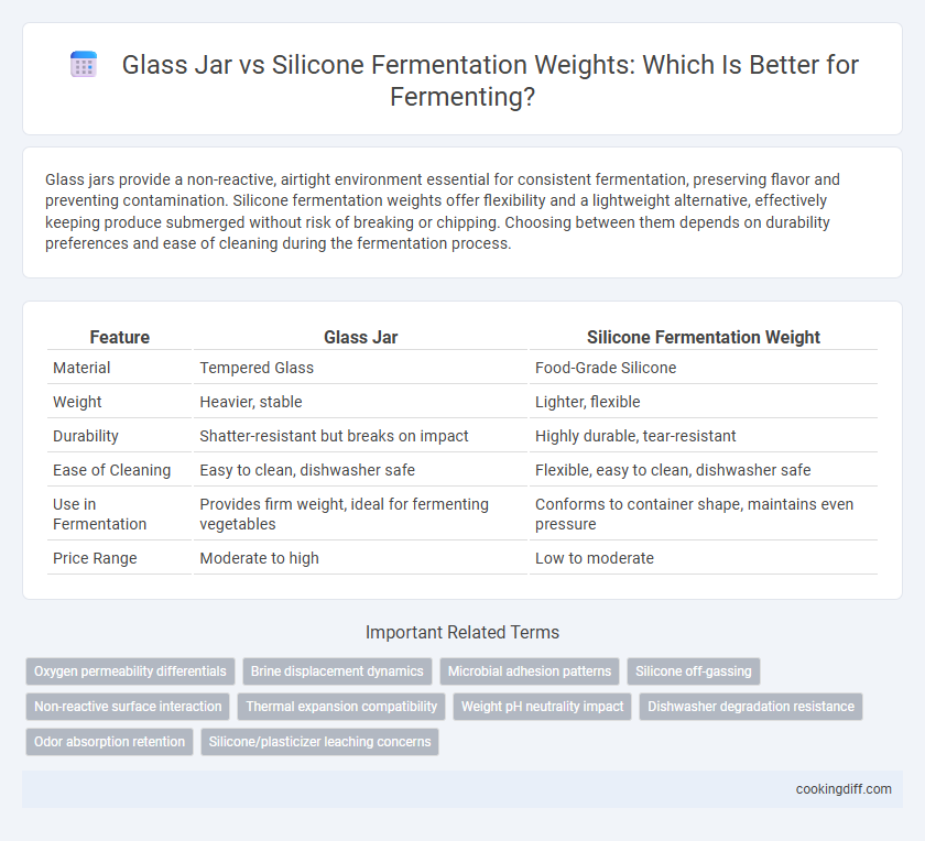 Glass Jar vs Silicone Fermentation Weights: Which Is Better for Fermenting?