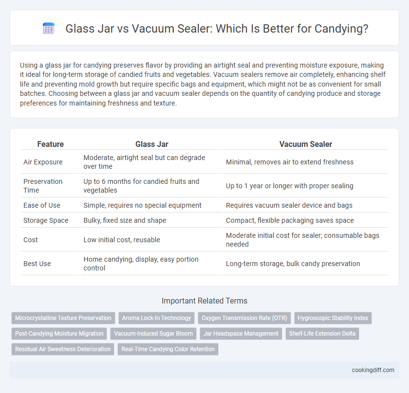 Glass Jar vs Vacuum Sealer: Which Is Better for Candying?