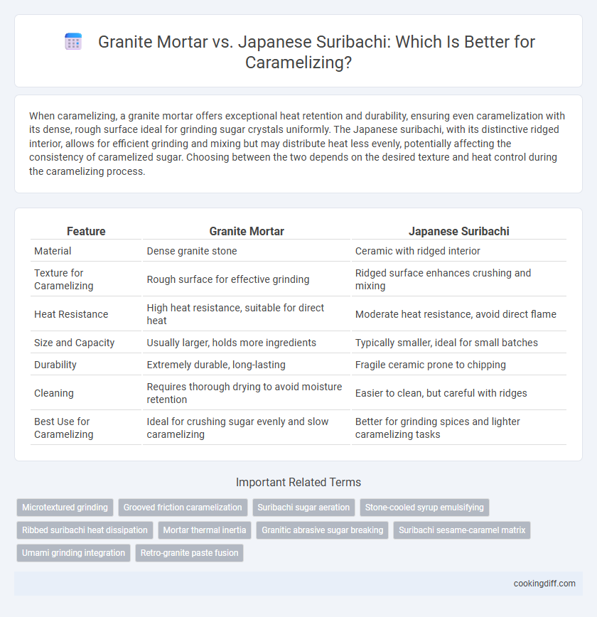 Granite Mortar vs. Japanese Suribachi: Which Is Better for Caramelizing?