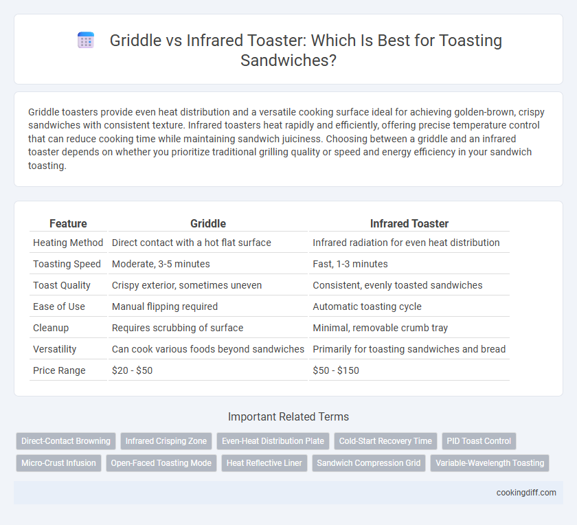 Griddle vs Infrared Toaster: Which Is Best for Toasting Sandwiches?