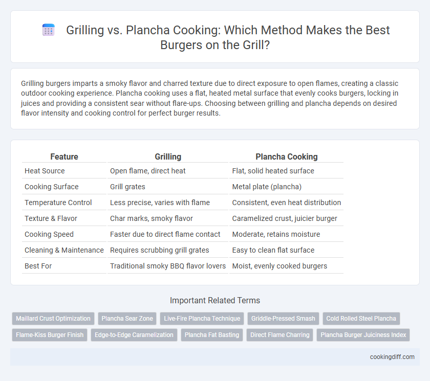 Grilling vs. Plancha Cooking: Which Method Makes the Best Burgers on the Grill?