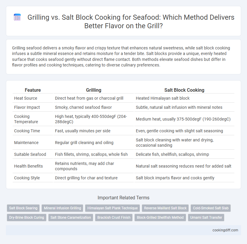 Grilling vs. Salt Block Cooking for Seafood: Which Method Delivers Better Flavor on the Grill?