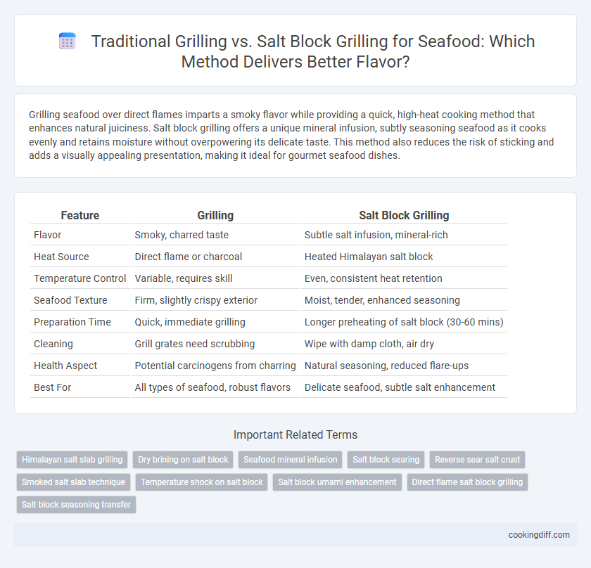 Traditional Grilling vs. Salt Block Grilling for Seafood: Which Method Delivers Better Flavor?