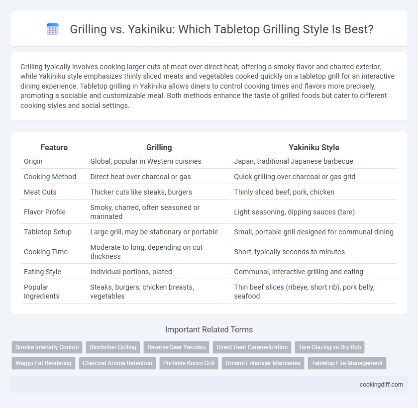 Grilling vs. Yakiniku: Which Tabletop Grilling Style Is Best?