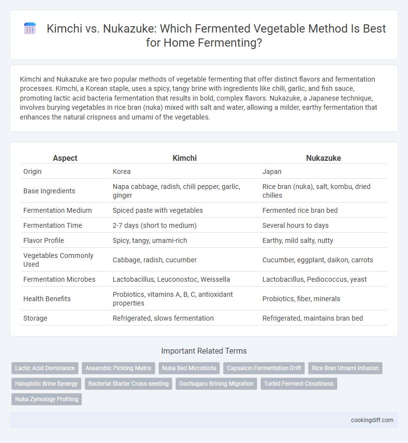 Kimchi vs. Nukazuke: Which Fermented Vegetable Method Is Best for Home Fermenting?