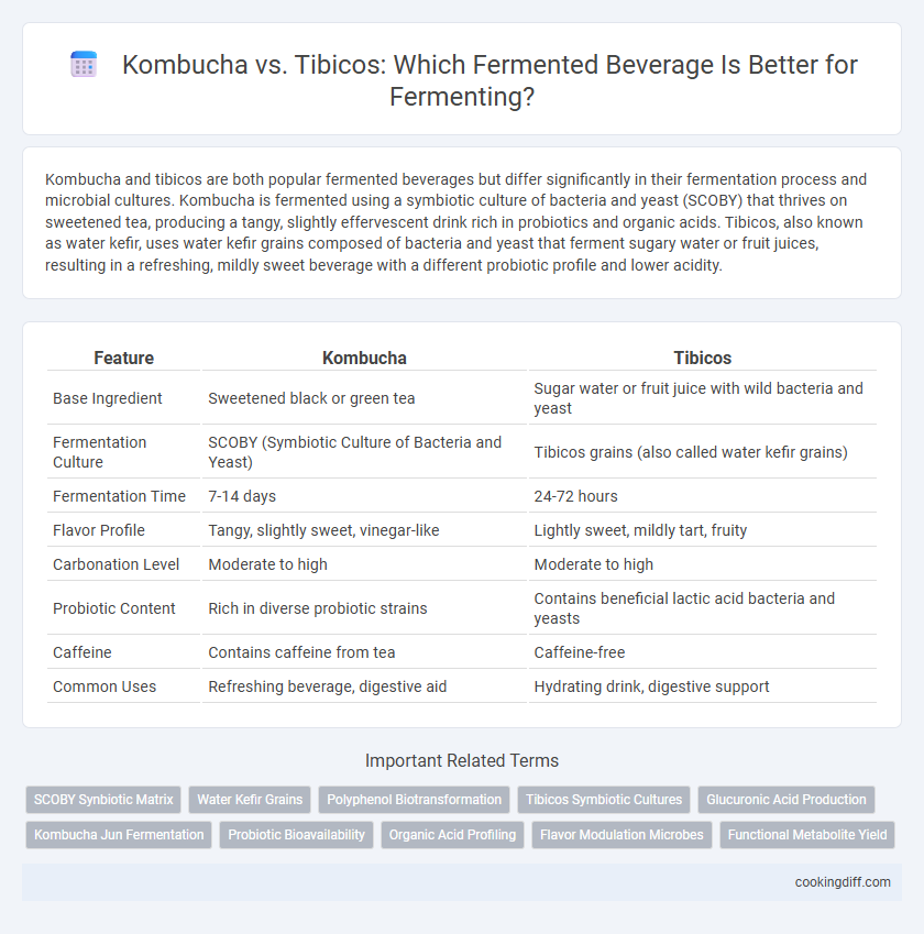 Kombucha vs. Tibicos: Which Fermented Beverage Is Better for Fermenting?