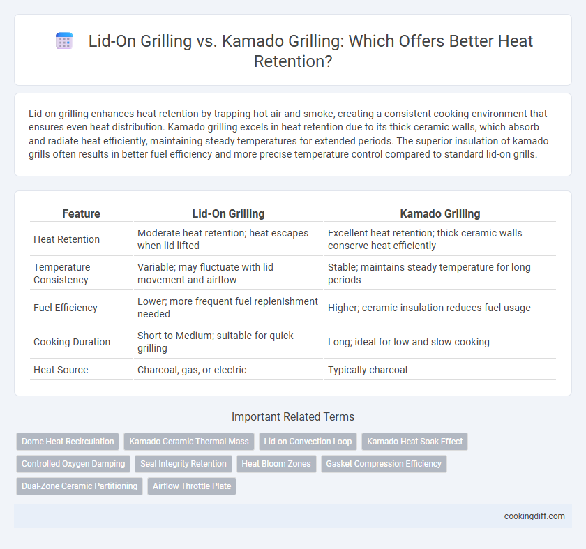Lid-On Grilling vs. Kamado Grilling: Which Offers Better Heat Retention?