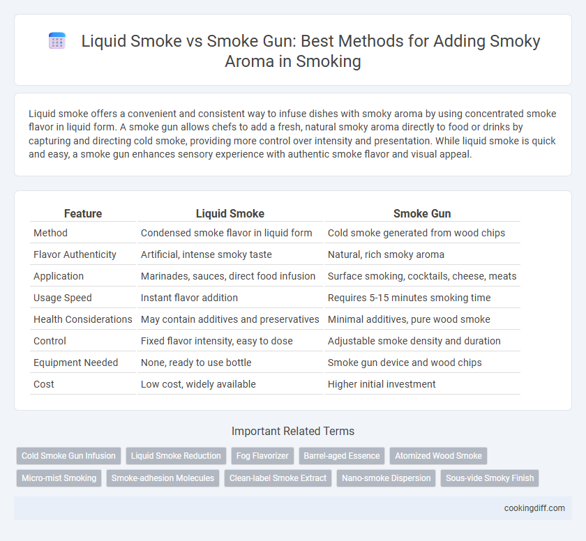 Liquid Smoke vs Smoke Gun: Best Methods for Adding Smoky Aroma in Smoking