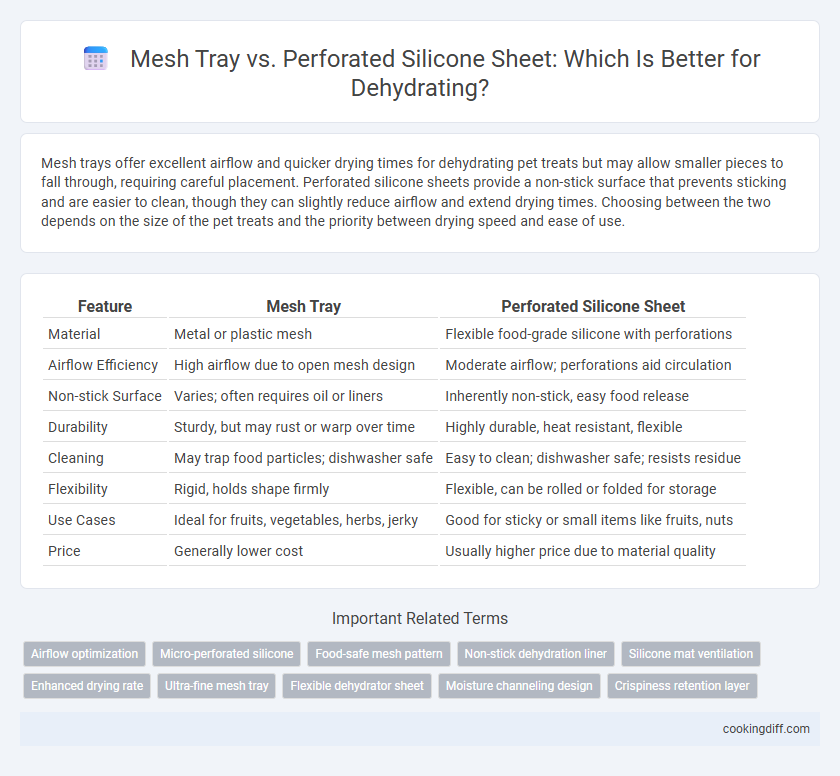 Mesh Tray vs. Perforated Silicone Sheet: Which Is Better for Dehydrating?