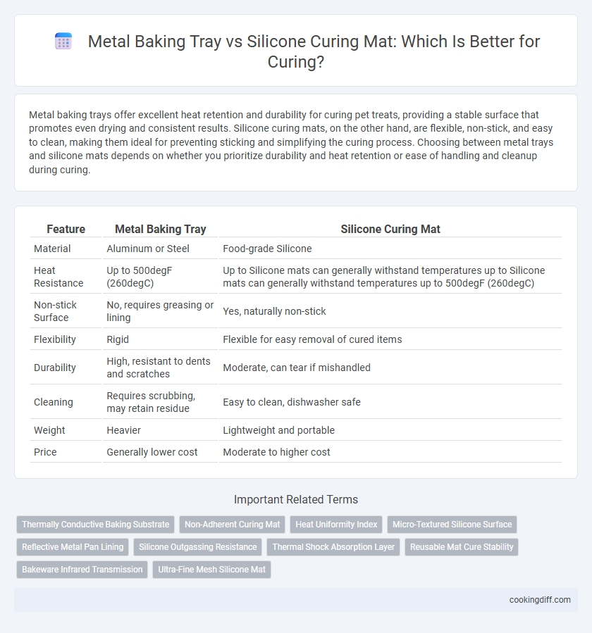Metal Baking Tray vs Silicone Curing Mat: Which Is Better for Curing?