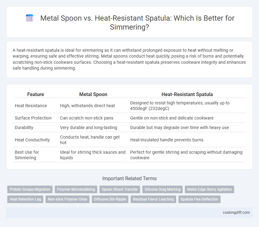 Metal Spoon vs. Heat-Resistant Spatula: Which Is Better for Simmering?