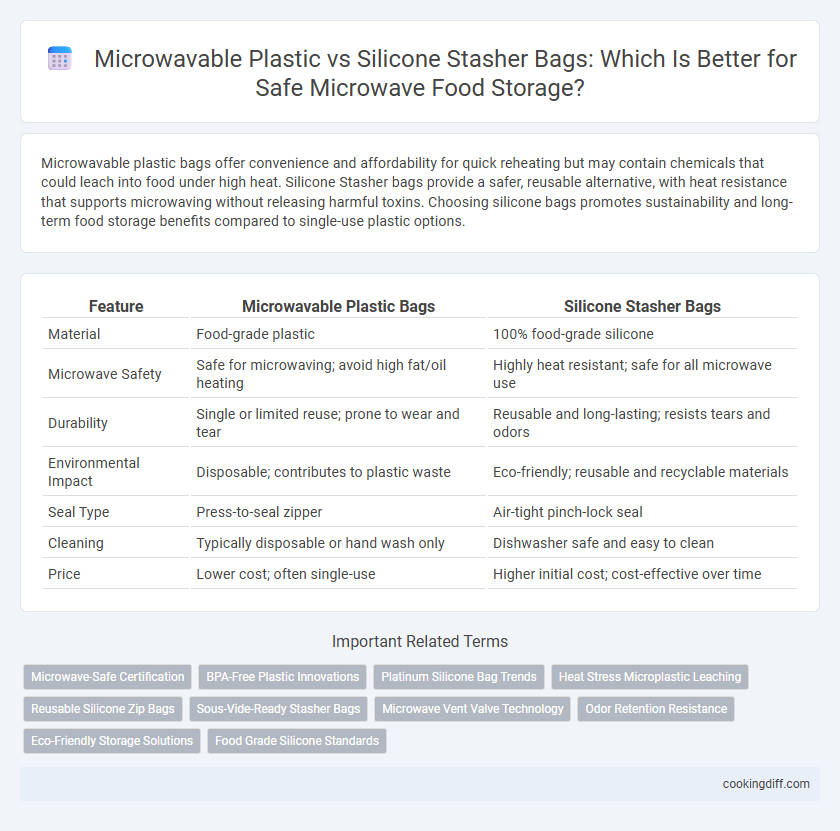 Microwavable Plastic vs Silicone Stasher Bags: Which Is Better for Safe Microwave Food Storage?