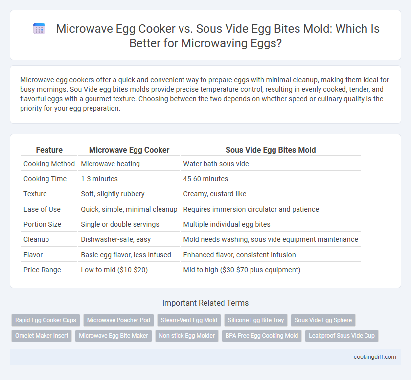 Microwave Egg Cooker vs. Sous Vide Egg Bites Mold: Which Is Better for Microwaving Eggs?