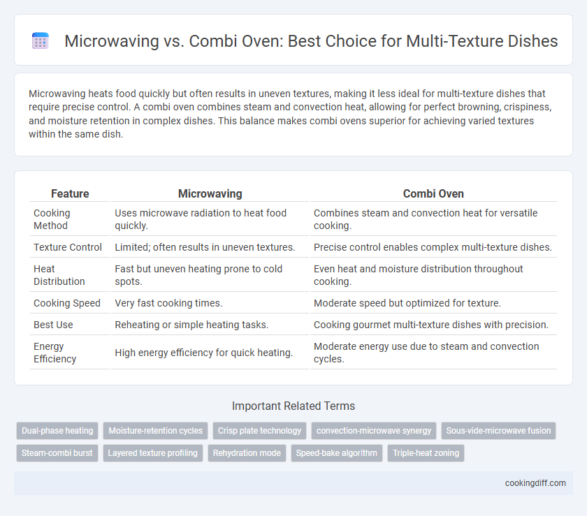 Microwaving vs. Combi Oven: Best Choice for Multi-Texture Dishes