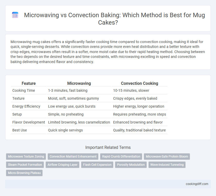 Microwaving vs Convection Baking: Which Method is Best for Mug Cakes?