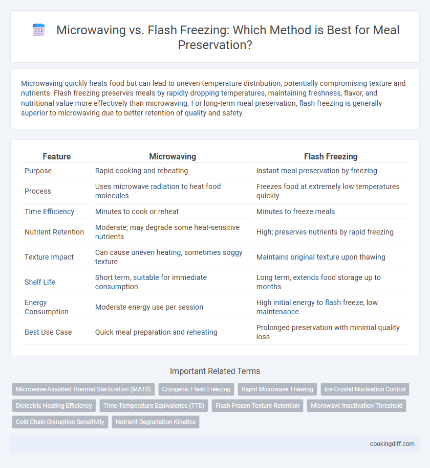 Microwaving vs. Flash Freezing: Which Method is Best for Meal Preservation?