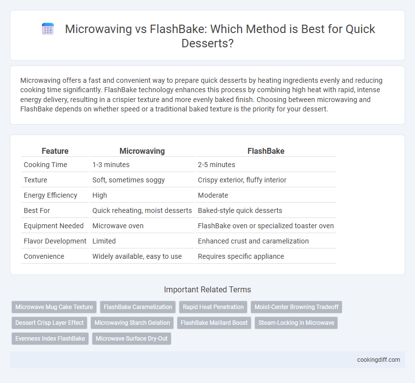 Microwaving vs FlashBake: Which Method is Best for Quick Desserts?